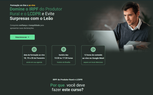 Domine o IRPF do Produtor Rural e o LCDPR e Evite Surpresas com o Leão